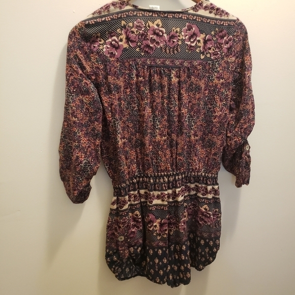 Mimi Chica Floral Print Boho Romper Size Medium - Picture 9 of 14